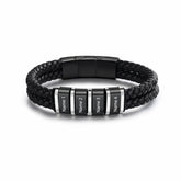 Black Charm Bracelet for Men